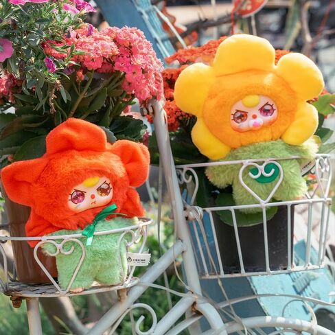 Baby Three Where Is Spring Series Cute Plush keychain Blind Box (1 of 13 Possible Styles) Baby Three Key Ring Collectible Birthday Gifts (1Pc Blind Box) in Kuwait