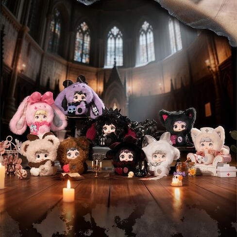 Nommi x Heymi The Entwined Fate Series Cute Plush Keychain Blind Box (1 of 9 Possible Styles) Nommi x Heymi Key Ring Collectible Birthday Gifts (1Pc Blind Box) in Saudi Arabia