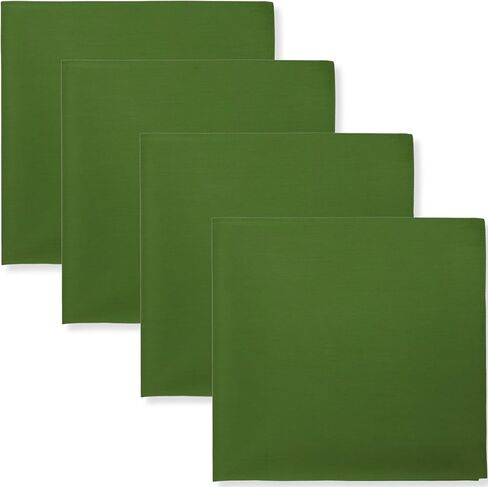 The Peacock Crew Solid Color Bandanas 22x22 Inch – 100% Cotton Plain Handkerchiefs 1-Pack or 4-Pack Bulk Sets in Saudi Arabia