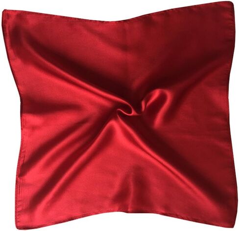 MAXFEEL 100% Pure Mulbery Silk Pocket Square Handkerchief Soild Dyed Multicolor in Saudi Arabia