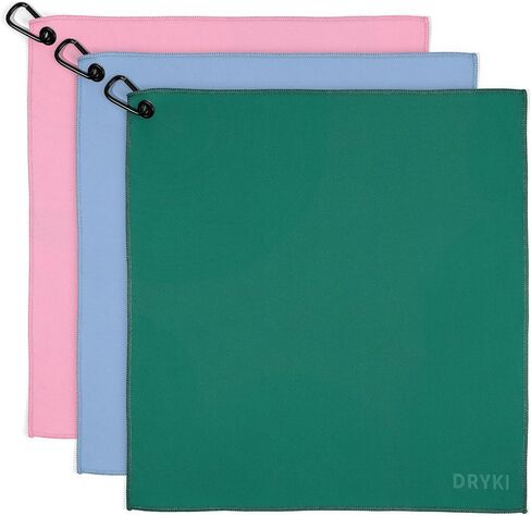 DRYKI Sweat Absorbing Handkerchiefs - The Original Pocket-Sized Sweat Towels - Quick-Dry Microfiber Sweat Rags for Face, Hands, & Body - Men & Women - Gym, Sports, and Work (Summit: 5 Pack) in Kuwait