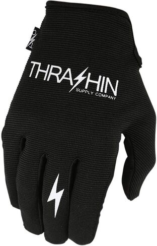 Thrashin Supply Stealth Mens Textile Gloves Black/Black XXL in Saudi Arabia