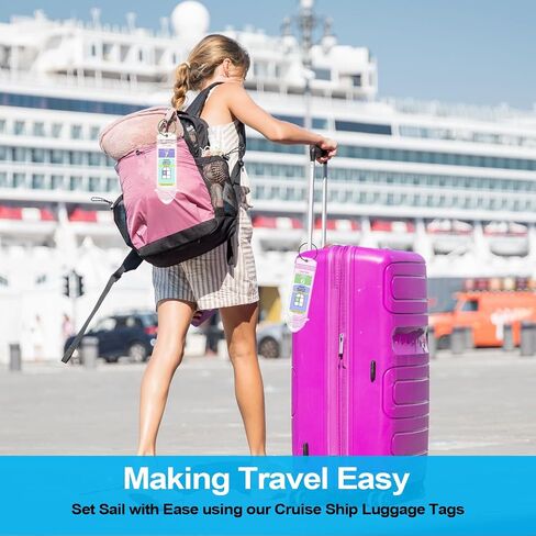 6Pack Waterproof Clear Cruise Luggage Tag Holders for Royal Caribbean Ships & Celebrity Cruises, Cruise Travel Essentials by Maloun in Saudi Arabia