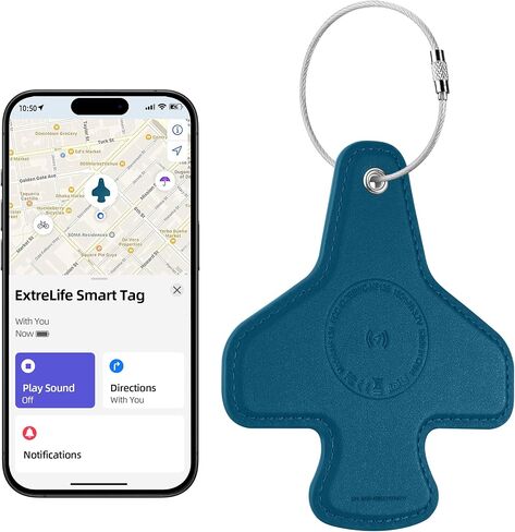 Luggage Tags for Suitcases, Works with Apple Find My, International Airplane Travel Essentials, Air Tracker Tags, Smart Bluetooth Tracker for Luggage, Backpack and More, Rechargeable, Classic Black in Saudi Arabia