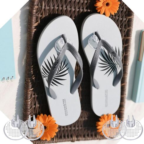 JV JO&VIN 2 Pairs Silicone Thong Sandal Toe Protectors Flip Flop Gel Toe Guards Cushion Pain Prevention and Non-Slip Cushions Between Toe for Sandals Clear (Transparent) in Saudi Arabia