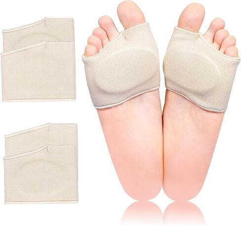 Gel Metatarsal Pads,Forefoot Support Cushions for Pain Relief,Reusable Metatarsalgia Pads for Women and Men(Large) in Kuwait