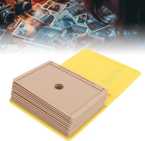 ZJchao 3D Printed Sliding Photo Album Magnetic Closure Holds 12 6x5 Photos with Smooth Gliding Tracks for Yearly Memories Pet Couples Family Gifts in Kuwait