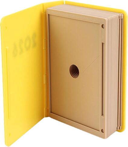ZJchao 3D Printed Sliding Photo Album Magnetic Closure Holds 12 6x5 Photos with Smooth Gliding Tracks for Yearly Memories Pet Couples Family Gifts in Kuwait