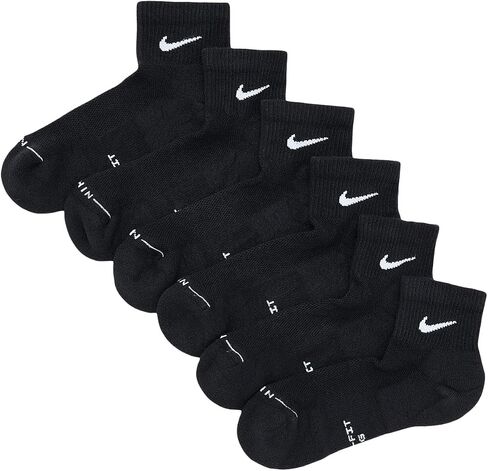 Nike Unisex Adult Everyday Elevated Ankle Socks (6-Pack) | Mens and Womens in Kuwait