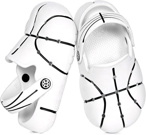 Kids Boys Girls Soccer Football Basketball Clogs Little Kids Sports Clogs Slip On Sandals Lightweight Breathable Non-Slip Summer Beach Garden Shoes in Kuwait