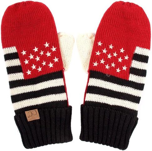 ScarvesMe CC Patriotism American Flag Adult Mitten Gloves in Kuwait