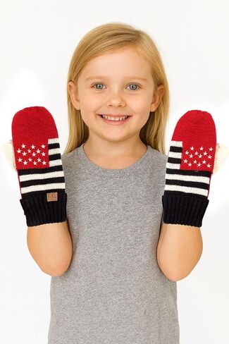 ScarvesMe CC Patriotism American Flag Adult Mitten Gloves in Kuwait