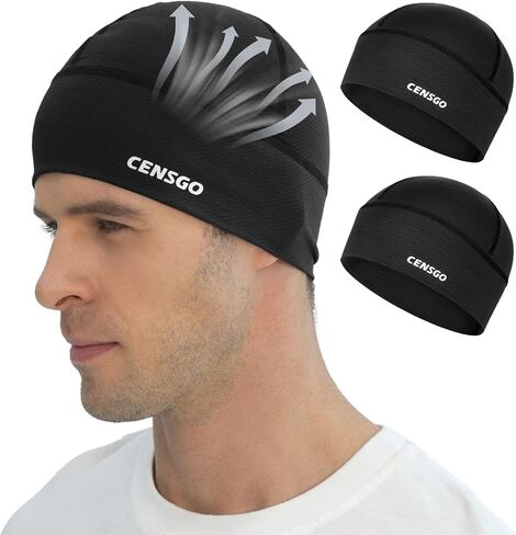 CENSGO Cooling Skull Cap Cycling Hats for Men Women, Motorcycle Hard Hat Helmet Liner in Kuwait