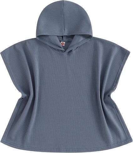 CIYCUIT Toddler Kids Swim Cover Up Girls Boys Waffle Hooded Poncho Summer Beach Essentials in Kuwait