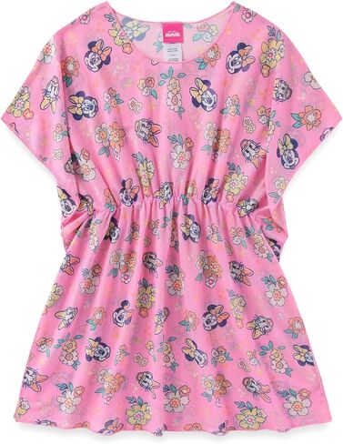 Disney Princess Cinderella Belle Ariel Jasmine Moana Minnie Mouse Girls Swim Cover-Up for Toddler and Big Kids in Saudi Arabia