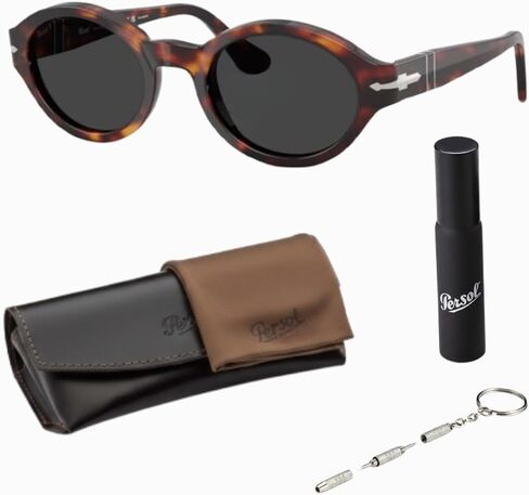 Persol LORIS PO3378S Oval Shape Sunglasses With Official Eyewear Kit in Kuwait