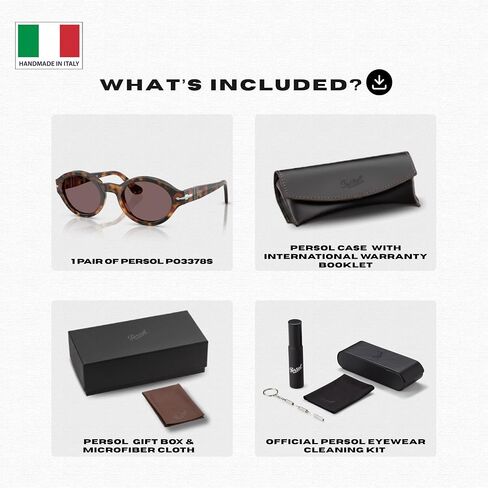 Persol LORIS PO3378S Oval Shape Sunglasses With Official Eyewear Kit in Kuwait