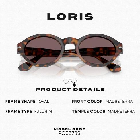 Persol LORIS PO3378S Oval Shape Sunglasses With Official Eyewear Kit in Kuwait