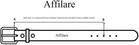 Affilare Western Genuine Leather Heavy Duty Beaded Tooled Belt For Men and Women 30AB005 in Kuwait