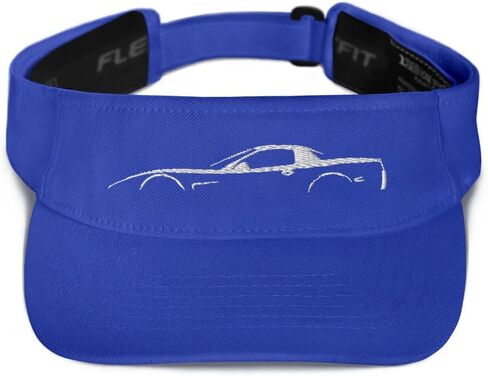 C5 Outline 5th Gen Vette Owner Custom Embroidered Visor in Kuwait
