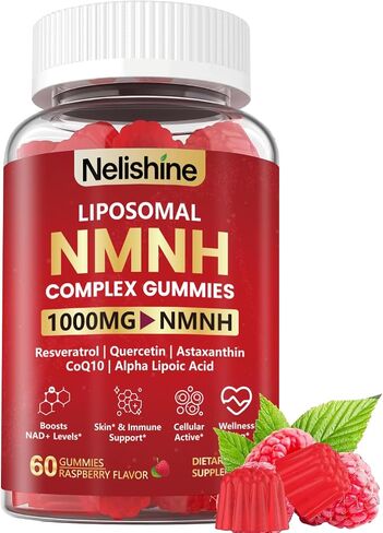 2 Pack 1000MG NMN Supplement Liposomal NMNH Gummies-NAD Supplement, NAD Gummies for Women & Men-Nicotinamide Riboside & Resveratrol Blend for Cellular Energy & Repair Support, Optimized Aging Support in Saudi Arabia