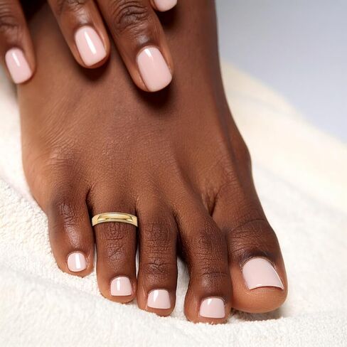 IceCarats 14K Solid Yellow Gold Milgrain Adjustable Toe Ring Polished, Grooved For Her For Him in Kuwait