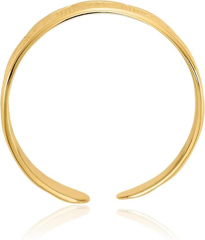IceCarats 14K Solid Yellow Gold Adjustable Toe Ring Polished For Her For Him in Kuwait