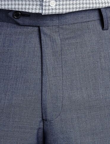 Oak Hill Premium by DXL Men's Big and Tall Sharkskin Suit Pants Navy 44 x 30 in Kuwait
