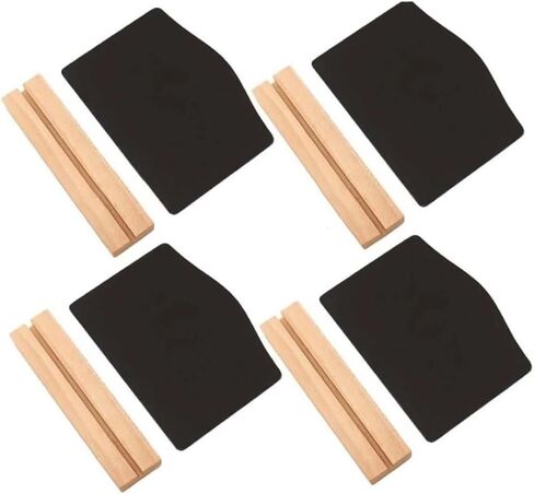 Mini Chalkboard Signs with Stand (10-Pack) – 3x3.9 Inch Double Sided Small Chalkboard Signs for Food, Vendor Booth, Party Decor, Craft Fair Display, Table Decorations & Events in Saudi Arabia