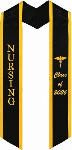 Piecatle Nursing Graduation Stoles Class of 2026, 72 inches Nurse Graduation Sash 2026 in Saudi Arabia