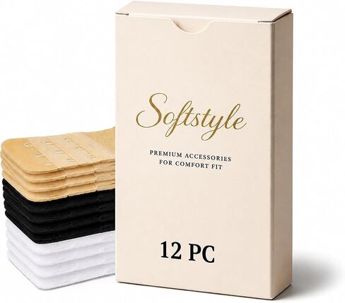 موسعات حزام حمالة الصدر الفاخرة من SOFTSTYLE، 3 خطافات، 2 خطاف، مجموعة كومبو in Kuwait