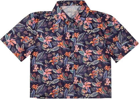 Handup Women's Cropped Button Up FlexGRID Shirt in Saudi Arabia