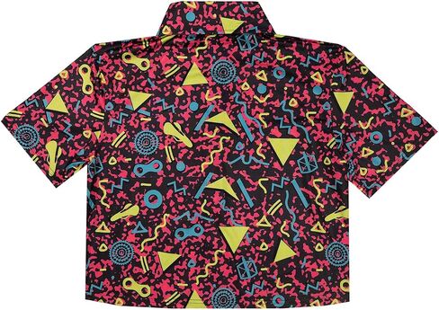 Handup Women's Cropped Button Up FlexGRID Shirt in Saudi Arabia