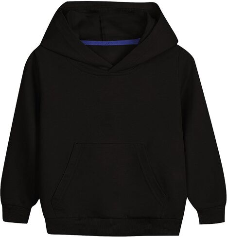 Comfy Solid Color Hoodie for Boys Soft Long Sleeve Winter Fall Sweatshirts Outdoor Lightweight Tops Blouses in Kuwait