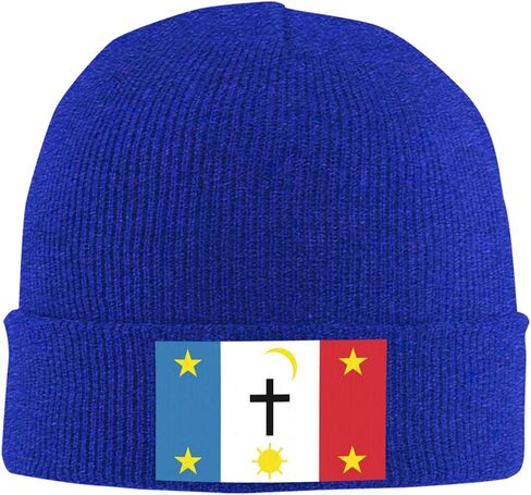 Flag of The Pascua Yaqui Tribe of Arizona Beanie for Men Women Winter Knit Hats Cuffed Skull Cap Ski Hat in Kuwait