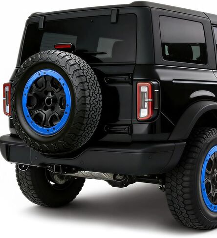 5X Bead Lock Wheel Trim Rings Kit Fit for 2021-2024 Ford Bronco Sasquatch Performance Orange in Kuwait