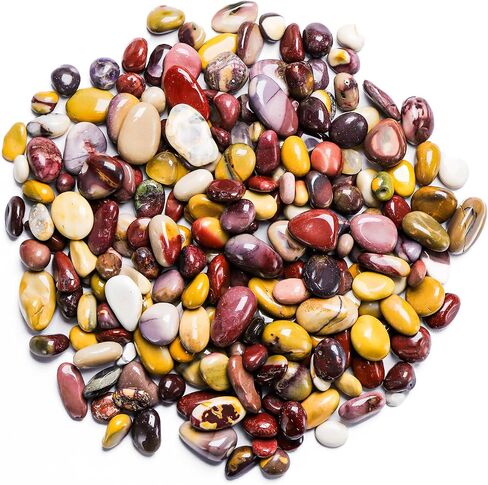 SMQ African Blood Stone Crystal Tumbled Chips Stone,Natural Gemstones Crushed Irregular Polished Healing Crystal Stones for Jewelry Making Home Flower Pot Fish Tank Decoration,1 lb in Saudi Arabia