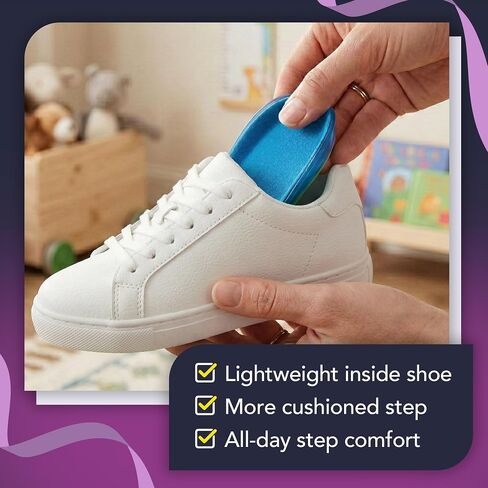 Ballotte Heel Cups for Kids, Shock Absorbing Gel Heel Inserts for Severs Disease & Plantar Fasciitis, Soft TPE Pads for Sports & Daily Wear, Fits Shoe Size 3-9, Pack of 4 in Saudi Arabia