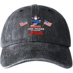 USA 250th America Anniversary Independence Printed Kids Baseball Caps Tribute Retro Washed Hat in Saudi Arabia