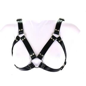 Female Leather Chest Harness (Large 34"-54" under-bust) in Saudi Arabia
