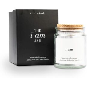 ممسوح. The i am Jar، أكثر من 60 بطاقة تأكيد الكتاب المقدس وجرة آية الكتاب المقدس، هدايا مسيحية لتشجيع الإيمان، هدية دينية، صلاة تعبدية يومية in Kuwait