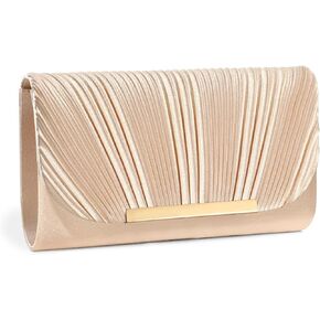 Suede Formal Evening Bag Clutch Purses for Women with Detachable Chain Evening Clutch for Wedding Cocktail Party in Kuwait