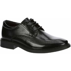 Restoration Charles - Boys Little-Big Kid Lace-Up Oxford Dress Shoe Black, Size 5.0 Medium Width in Saudi Arabia