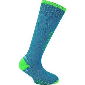 Eurosock Kids' Snowbase Jr Ski Socks, Turquoise, XS(2-Little 4 Big in Saudi Arabia