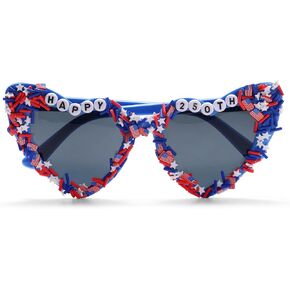 USA 250th Anniversary Merchandise American Flag Sunglasses 4th of July Outfits for Women Men Independence Day Gift in Saudi Arabia