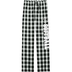 Softball Team District Plaid Flannel Pajama Pants Spirit Wear in Kuwait