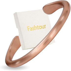 Pure Copper Bracelet – Copper Bracelet for Men & Women – 100% Solid, Raw & Uncoated Handmade Hammered Tibetan Cuff Bangle (Arc of Nature) in Saudi Arabia