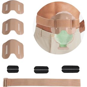 Stoma Shield, Ostomy Supplies, Anti-Collision Sports Work Protection Shield, Ostomy Bag Cover, Stoma Guard, Ostomy Belt, Colostomy Bag Covers for Women and Men, Compatible with Ostomy Bags in Saudi Arabia