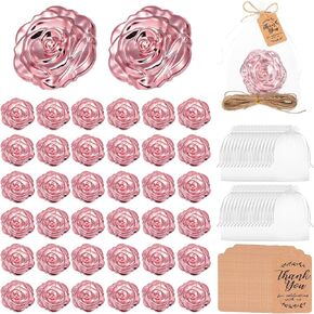 36Set Rose Compact Mirrors Bulk Quinceanera Party Favors Sweet 16 Party Favors for Guests Including Mirrors, Thank You Tags, White Organza Bags for Quinceanera Wedding Guests Souvenir Gifts in Saudi Arabia