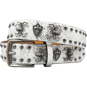 Black Studded Belt Y2k Skull Belt Y2k Studded Belts for Men Women Punk Emo Gothic Skull Spiked Belts in Saudi Arabia